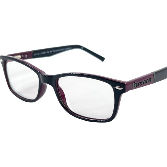 Blutech On The Edge Kids Eyeglass Frames Black Laminate - Picture 1 of 5